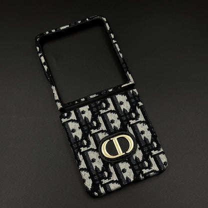 Luxury Monogram Flip Case for Samsung Galaxy Z Flip