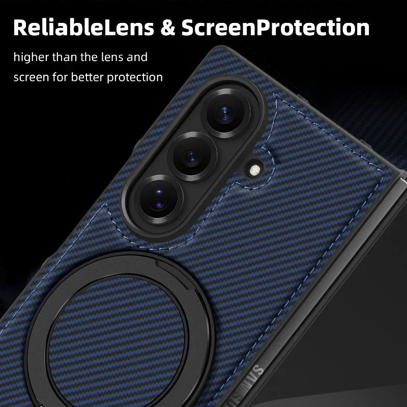 FoldArmor Carbon – MagSafe Ring Case for Galaxy Z Fold Series