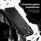 3-in-1 MagSafe Case for iPhone 13-16 Pro Max with Wallet & Stand