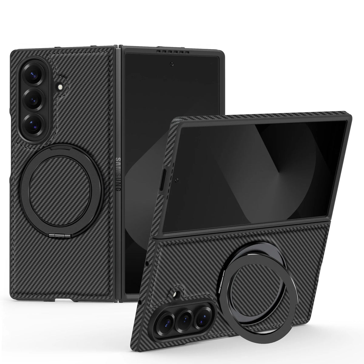 FoldArmor Carbon – MagSafe Ring Case for Galaxy Z Fold Series