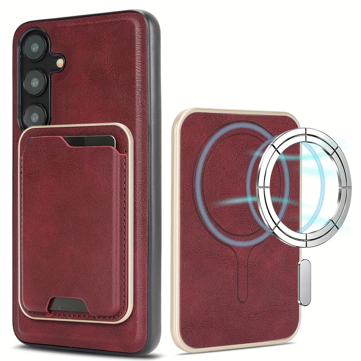 ExecLayer Pro – 2-in-1 Business Leather Wallet Case for Galaxy S Ultra & Plus Series