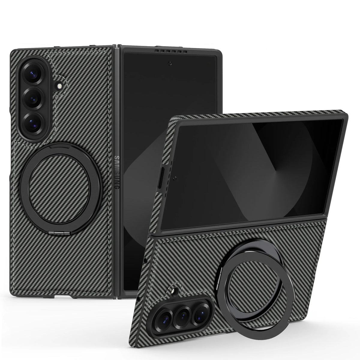 FoldArmor Carbon – MagSafe Ring Case for Galaxy Z Fold Series